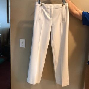 Women’s off white collared dress slacks. Size 0